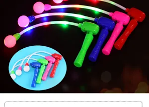 LED flashing glowing toy wand with music colorful lights for party night market wholesale