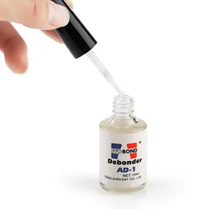 Υγρό αφαίρεσης κόλλας νυχιών debonder AD-1 με πινέλο 10ml για τεχνητά νύχια και στρας