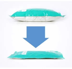 Bolsa de compresion al vacio manual para ropa y soluciones de almacenamiento de viaje.