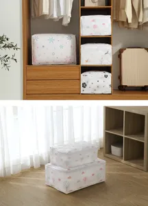 Grande borsa porta trapunte vestiti organizer pieghevole antipolvere armadio contenitore