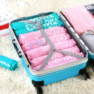 Bolsas de Almacenamiento al Vacío Enrollables de Viaje Bolsas de Compresión Portátiles Ahorro de Espacio Para Ropa Bolsa