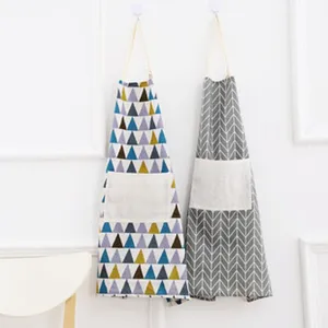 Katoen linnen hangende opbergtas deur muur organizer multi-layer zakje kleine artikelen