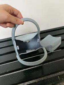 Borsa a mano mini azzurro donna secchiello manico superiore pelle chic borsa tracolla.