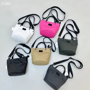 Waterproof nylon bucket bag casual handbag messenger bag multi color fashion stylish design
