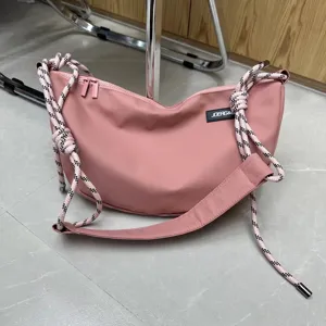 Oxford Cloth Large Capacity Knotted Dumpling Crossbody Bag Fashion Casual Sporty Shoulder Bag