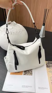Waterproof large capacity underarm shoulder bag casual commuter tote bag for women.