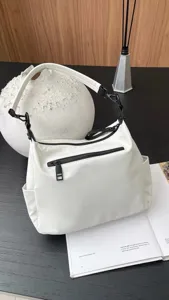 Waterproof large capacity underarm shoulder bag detail view, stylish casual daily use.