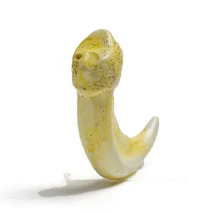 Resin sloth bear claw animal tooth skull pendant necklace DIY accessory craft item detail.