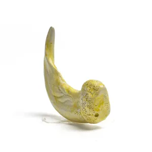 Resin claw pendant animal bone imitation gothic necklace DIY jewelry accessory yellow bone