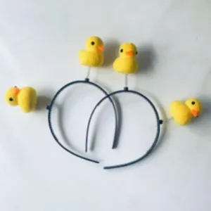 Cute yellow duck hair hoop kids headband lovely spring hair accessories daily wear