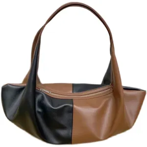 Minimalistische slouchy Hobo-Tasche für Damen, großer Kapazität, lässige Umhängetasche