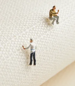 White bath mat textured surface closeup anti-slip floor carpet detail design style