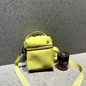 Lightweight Waterproof Nylon Mini Crossbody Bag Small Zipper Phone Handbag Casual Daily Shoulder Bag For Women