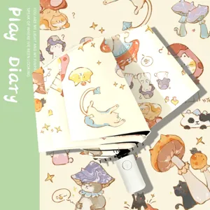 Paraguas plegable automático con bonito estampado gato hongo protección UV parasol