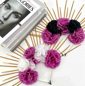 Halloween Day of the Dead flower headband Mexican festival party costume hair accessory