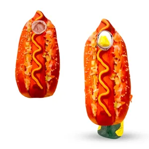 Costume hot-dog pour oie de porche 23 pouces, déco drôle Halloween et Thanksgiving.