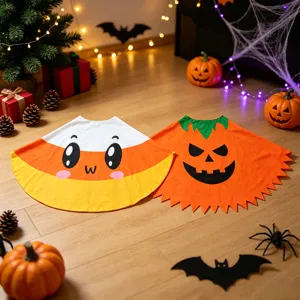 Halloween funny pumpkin candy corn costume party cosplay costume holiday dress holiday props