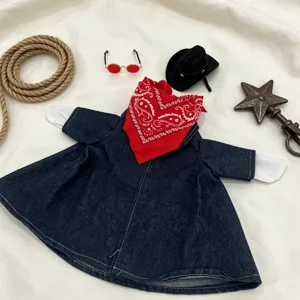 23 Inch Goose Plush Doll Western Cowboy Costume Set Flat Lay Outfit Accessories New