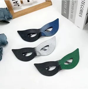 Maschera da carnevale mezza faccia maschera da festa sfumata set maschera occhi