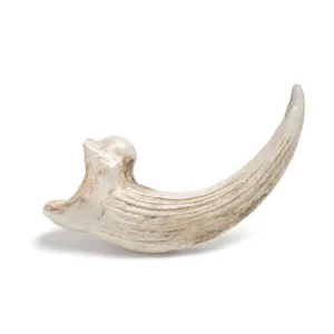 Resin claw pendant detail shot, textured antique finish, ideal for DIY necklace making.