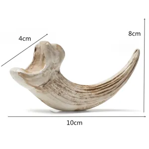 Resin animal claw pendant craft accessory skull tooth necklace charm decor 10cm size