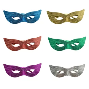 Maskenball Masken Pailletten Brille Halbgesicht Karneval Party Kostüm Requisiten 6 Stk
