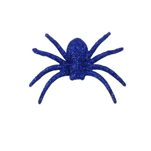 Halloween blauwe glitterende plastic spin decoratie enge feest rekwisiet speelgoed