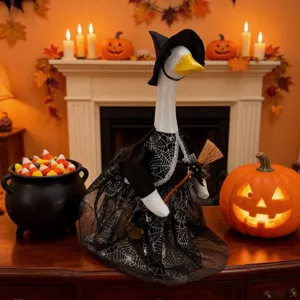 Costume da oca di Halloween strega vestito spettrale veranda decorazione festa accessorio