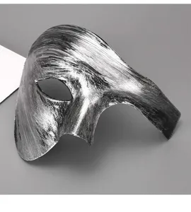Venetiaans masker bal half gezicht fantoom mask gedetailleerde weergave voor feestje