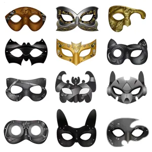 Steampunk masker half gezicht vintage gotische feest kostuum cosplay rekwisieten
