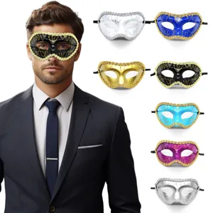 Halloween Maskerade Maske Halbgesicht Erwachsene Bemalte Kostüm Augenmaske Für Karneval Party Verkleidung Requisiten Unisex