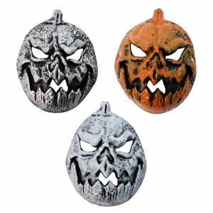 Maschera di teschio di zucca spaventosa in schiuma PU di Halloween oggetti di scena.