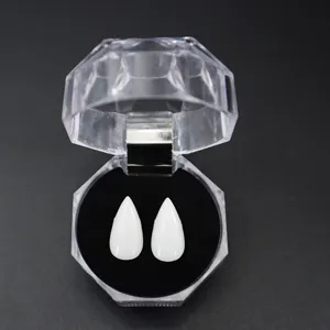 Halloween vampire fangs denture costume props white fake teeth for party dress up main view