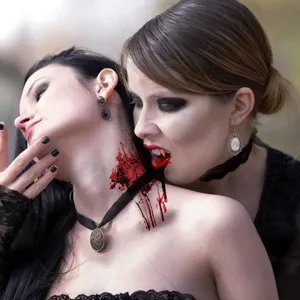 Halloween vampire fake blood plasma cosplay party props theatrical costume dressing accessories