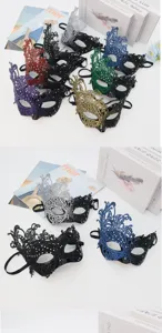 Halloween lace masquerade mask half face vintage party costume ball decorative eye mask.