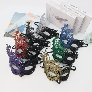 Halloween lace phoenix half face mask masquerade costume party prop high-end decor