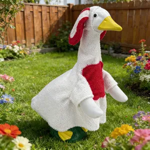 Déguisement d'oie de Pâques drôle costume d'oreilles de lapin décoration de jardin en tissu