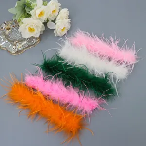 Pulseras slap de plumas de avestruz coloridas pulseras de felpa para espectáculos de escenario