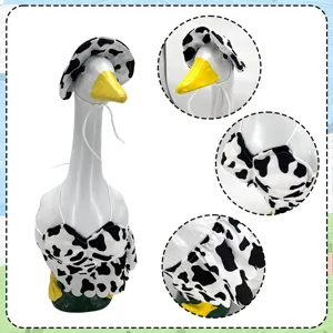 Porch goose cow print bikini outfit summer cute yard decoration funny apparel set