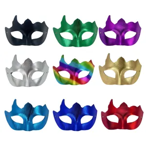 Halloween feest multifunctioneel PVC masker kleurrijke negen-delige set weergave