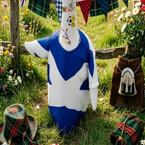 23 Pollici Vestito Oca Da Veranda Bandiera Scozzese Tema Calcio Giardino Prato Decorazione Abbigliamento