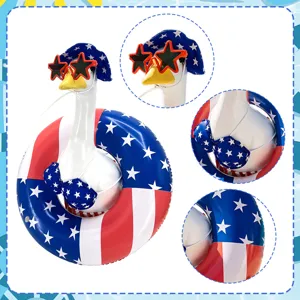 Set costume oca da portico bandiera americana stella striscia decorazione giardino festa