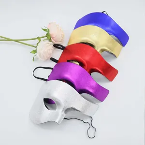 Halloween Maskerade Half Gezicht Masker PVC Feest Kostuum Venetiaans Kleurrijk