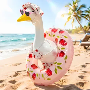 Süßes Haustier Bikini Kostüm Set mit Kirschdruck Hut und Sonnenbrille für lustige Requisiten.