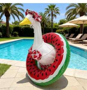 Wassermelone Haustier Bikini Set Detail mit süßem bedruckten Badeanzug und Hut für Haustiere.