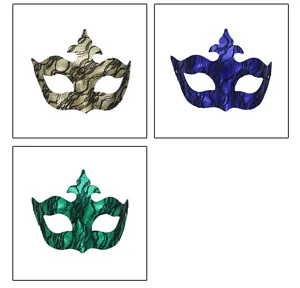 Masque de bal en dentelle Halloween, sexy PVC flèche serpent cosplay fête accessoire