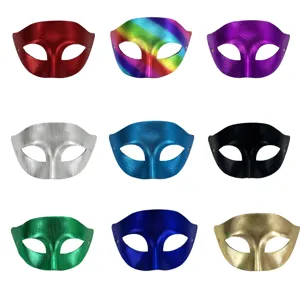 Bunte PVC Masken Set für Venedig Maskerade Party, elegante Augenmaske Verkleidung.