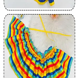 Colletto arricciato da clown colorato accessorio Halloween circo festa costume