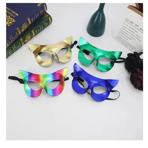 Sexy cat woman half face PVC mask party mask carnival nightclub masquerade costume eye mask