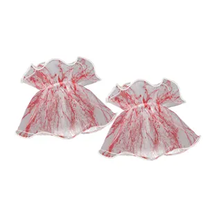 Halloween dentelle sanglante poignets manchette gothic cosplay fête costume accessoires